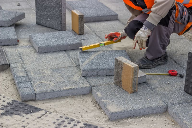 Laying pavers with precision